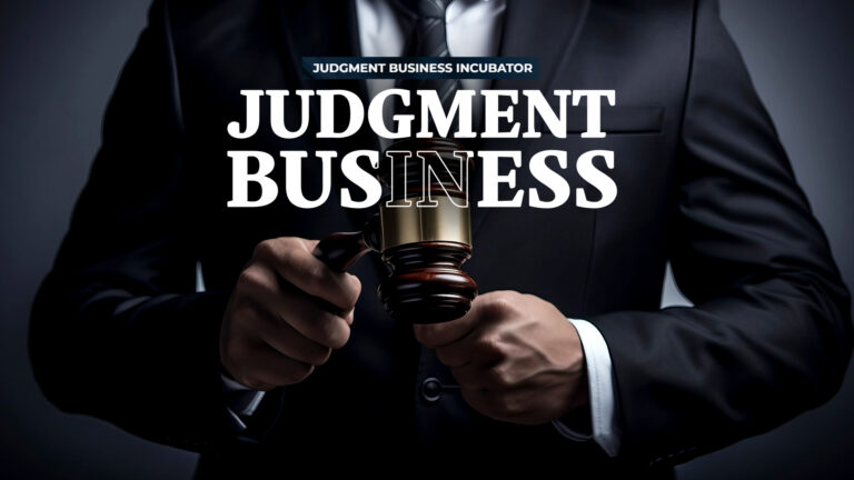 Judgment Business Opportunity